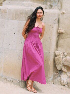 strapless open back dress Mya Mesh Dress